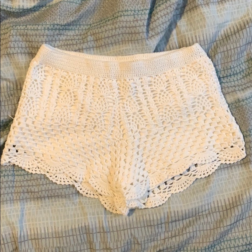 Crochet shorts